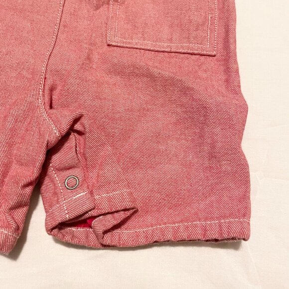 Vintage Tommy Hilfiger Toddler Overalls 12 - 18 M Red Truck - Picture 14 of 16